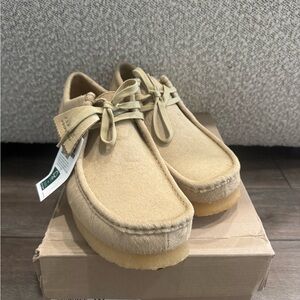 NWB Clarks Original Wallabee Men’s Maple hair Shoes Size 10.5